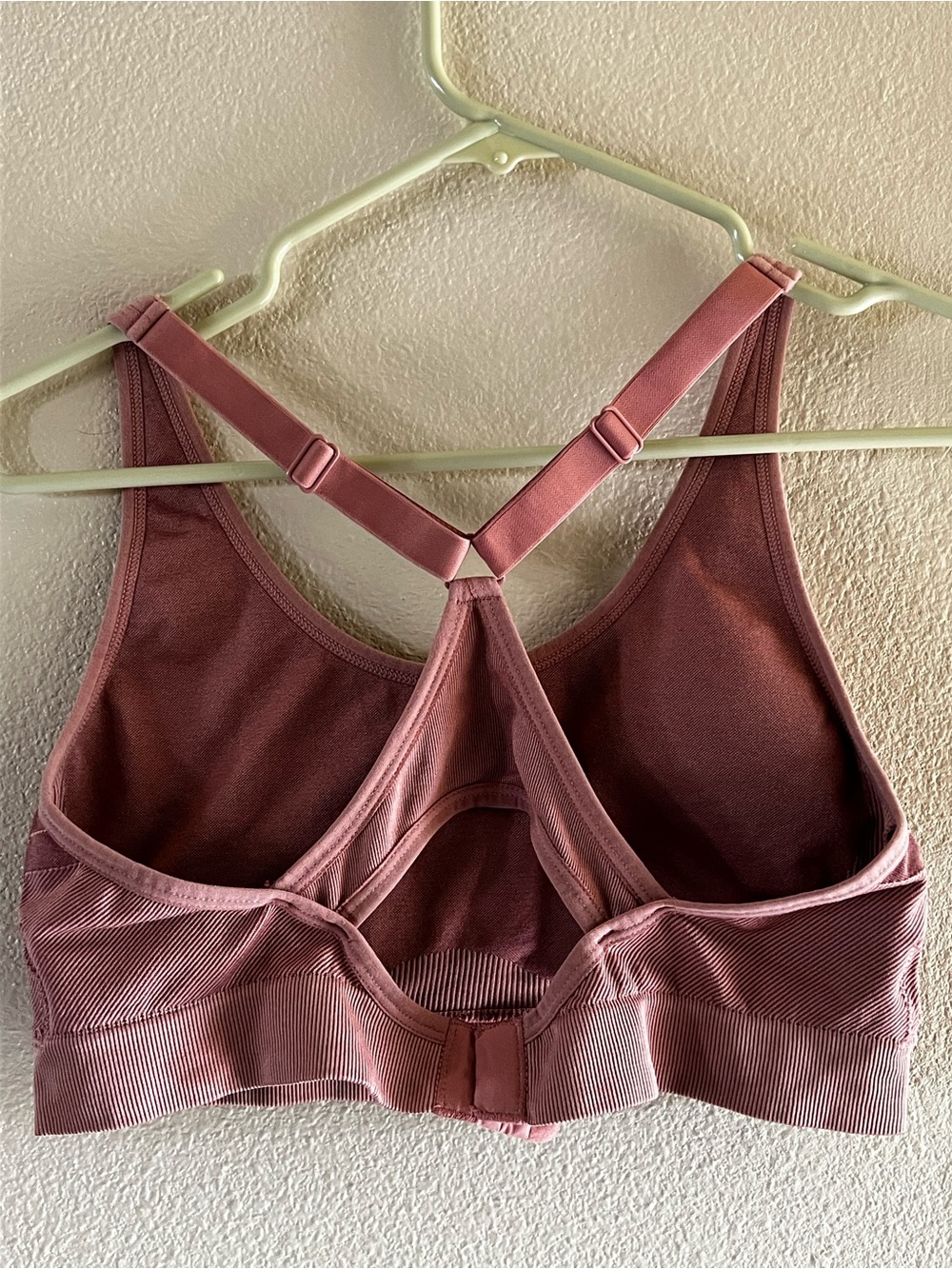 Ryka Dusty Mauve T-Back Sports Bra